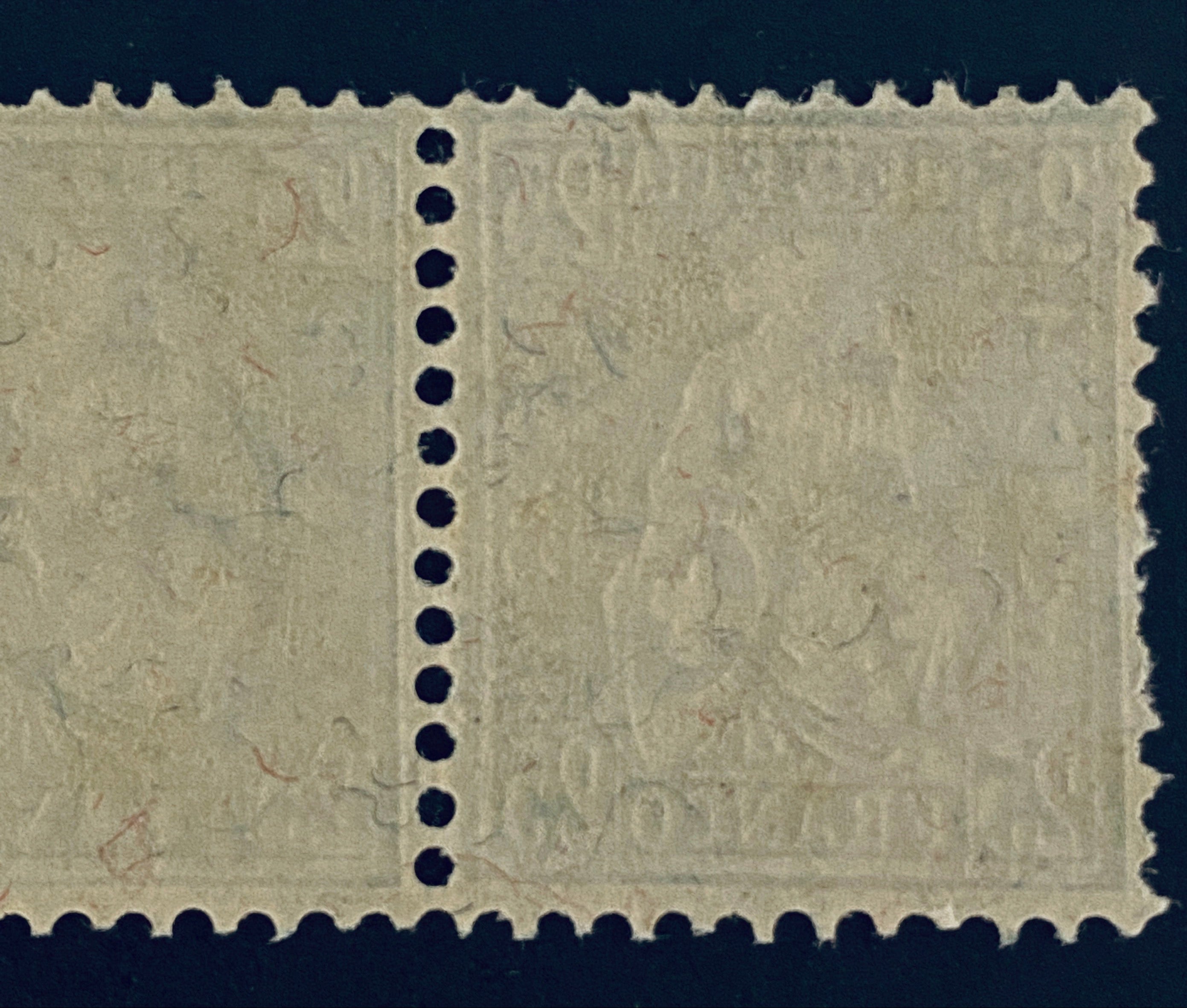 Switzerland PAIR Seated Helvetia 25 Rappen Stamp Scotts Cat #55a Mint
